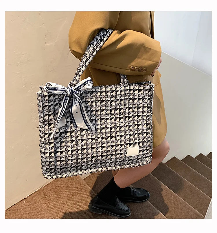 Luxe Women's Canvas Tote - RikisEvoque