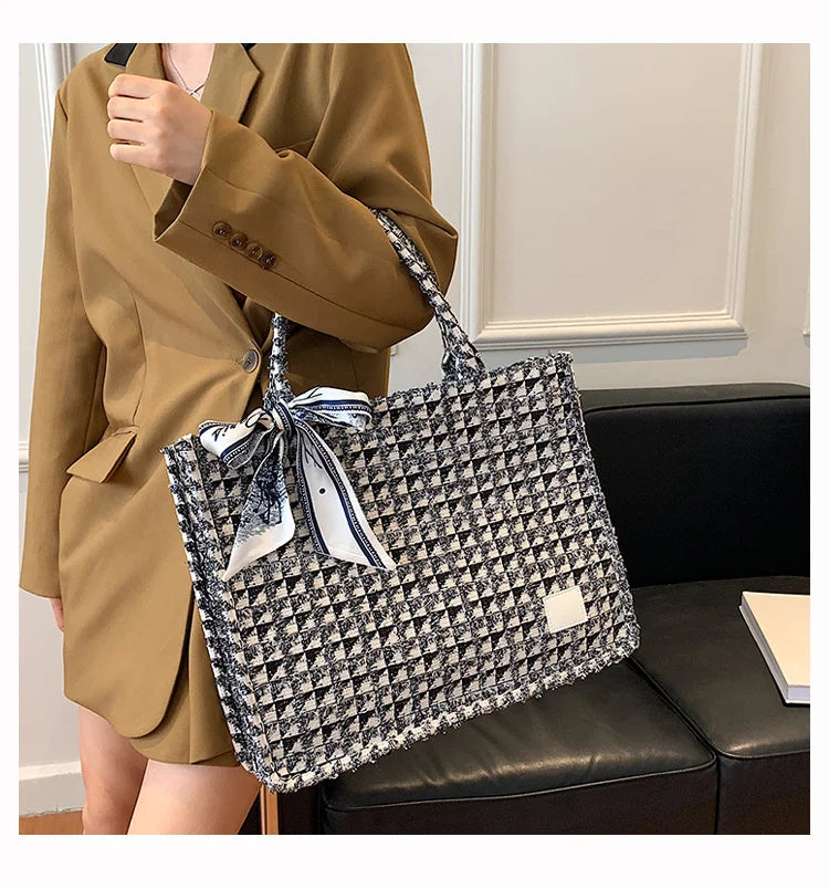 Luxe Women's Canvas Tote - RikisEvoque