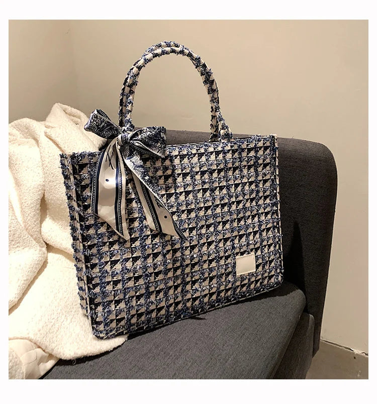 Luxe Women's Canvas Tote - RikisEvoque