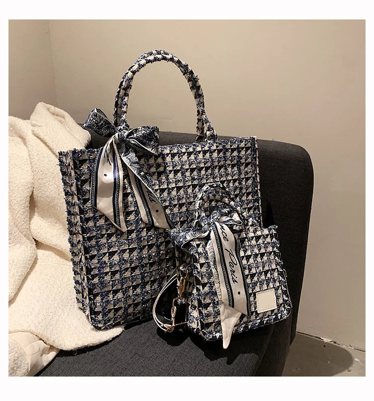 Luxe Women's Canvas Tote - RikisEvoque