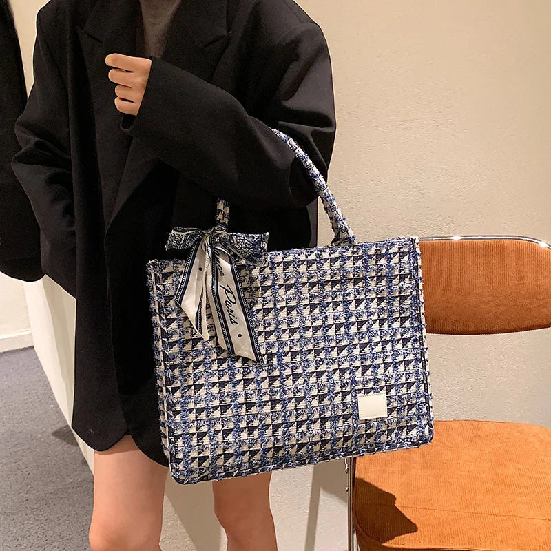 Luxe Women's Canvas Tote - RikisEvoque